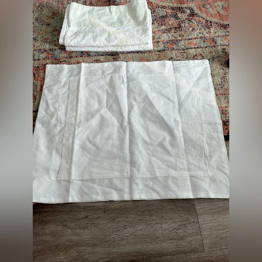 Williams Sonoma vintage standard shams